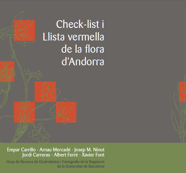 Check-List i Llista Vermella de la Flora D’Andorra (Check List and Red List of Flora of Andorra) – 2008