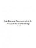 Rote Liste und Artenverzeichnis der Moose Baden-Württembergs (2006) (Germany)