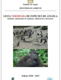 Lista vermelha de espécies de Angola, 2018 (Red List of species of Angola) (Portuguese)