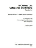 IUCN Red List Categories and Criteria Version 3.1