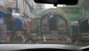 Traffic jam Dhaka style