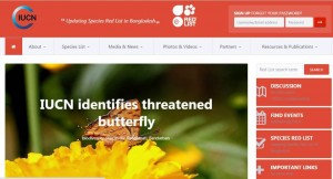 IUCN Bangladesh website screenshot