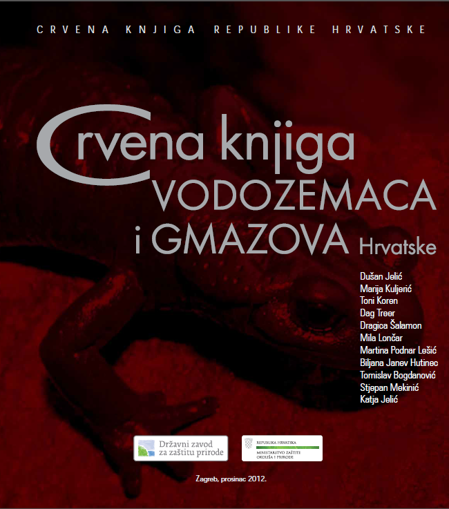 Crvena Knjiga Vodozemaca I Gmazova Hrvatske (Red Book of Amphibians And Reptiles of Croatia) – 2012